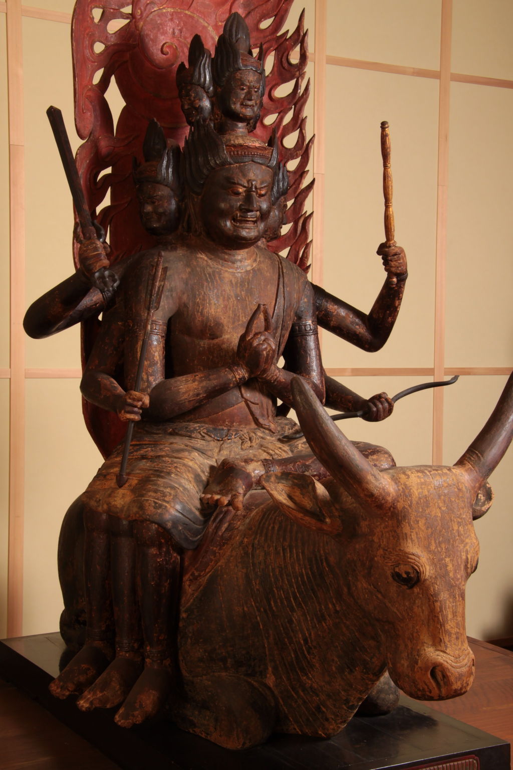 Wooden Statue of Yamantaka