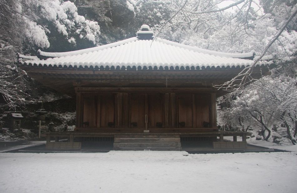 国宝　富贵寺的雪妆